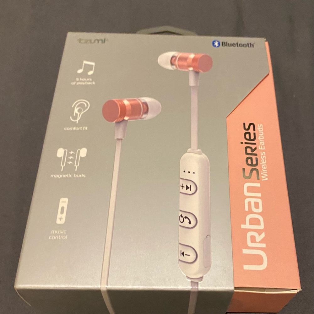 Tzuni Urban Series Wireless Earbuds - Rose Gold